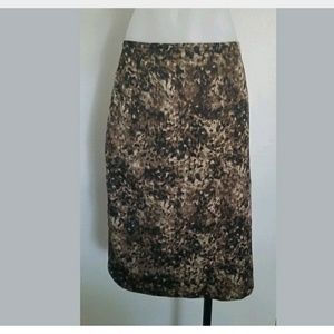 Cato Straight Pencil Skirt Animal Print Sz 22/24W